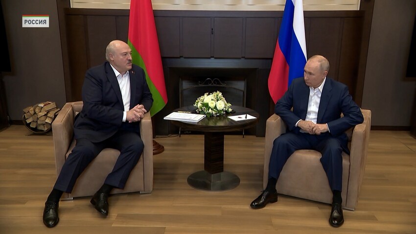 Александр Лукашенко и Владимир Путин встретились в Сочи