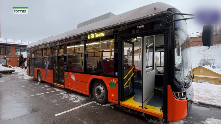 Белорусско-российский электробус представили в Нижнем Новгороде