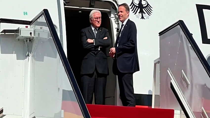Президент Германии полчаса ждал эмира Катара под палящим солнцем