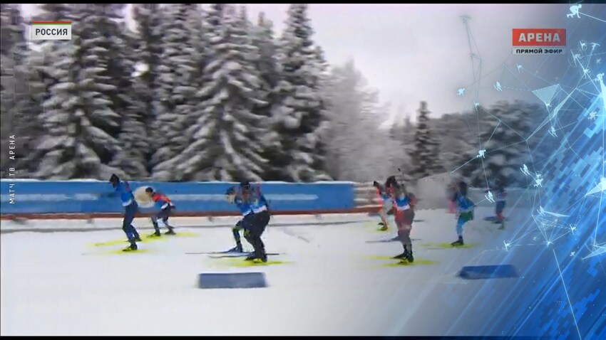 Белорусские спортсмены медально выступили в первый день Международной лиги клубного биатлона в Ханты-Мансийске