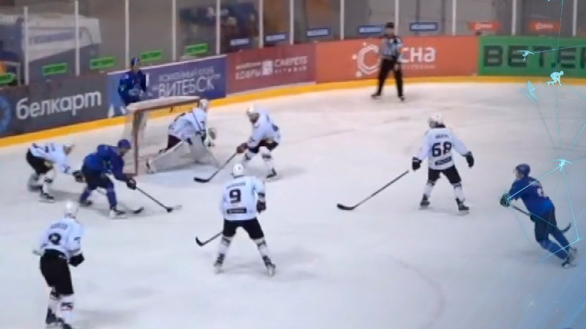 Хоккеисты «Витебска» переиграли «Гомель» в матче Чемпионата Беларуси