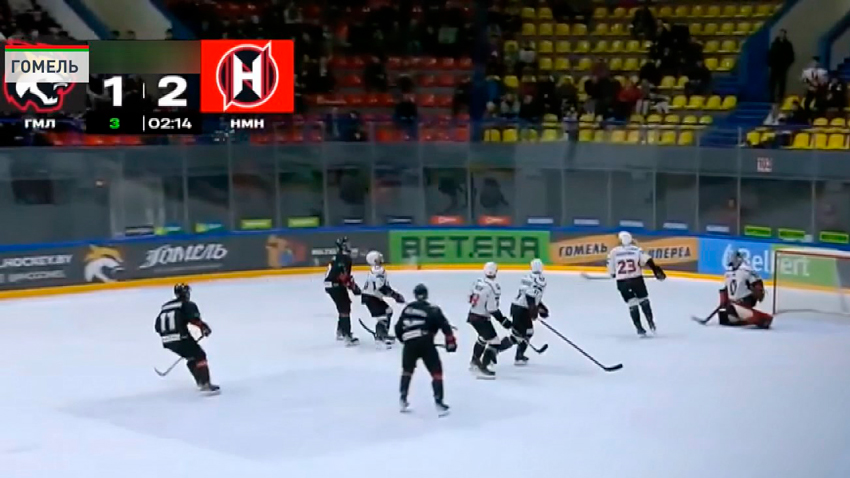 «Гомель» одержал победу над «Неманом» в матче чемпионата Беларуси по хоккею
