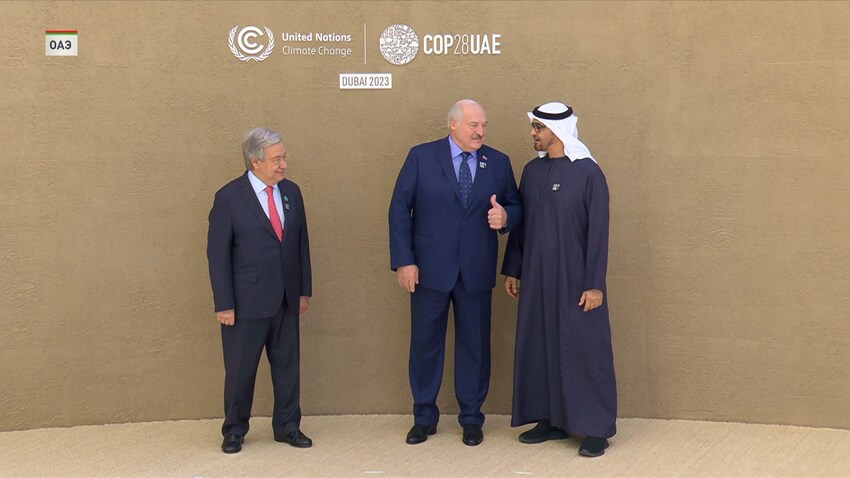 Генсек ООН, Президент Беларуси, Президент ОАЭ в Дубае