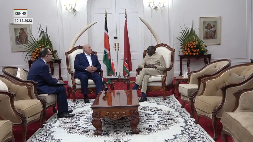Президент Беларуси и Президент Кении