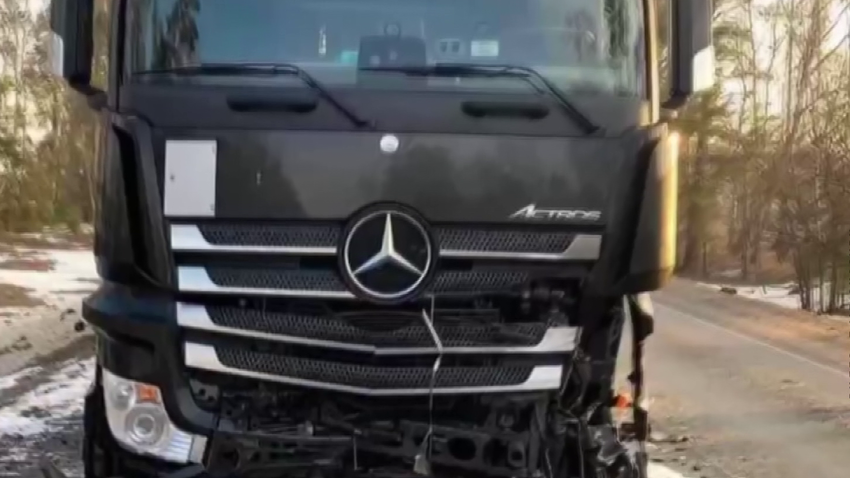 В Жабинковском районе столкнулись легковушка и грузовик