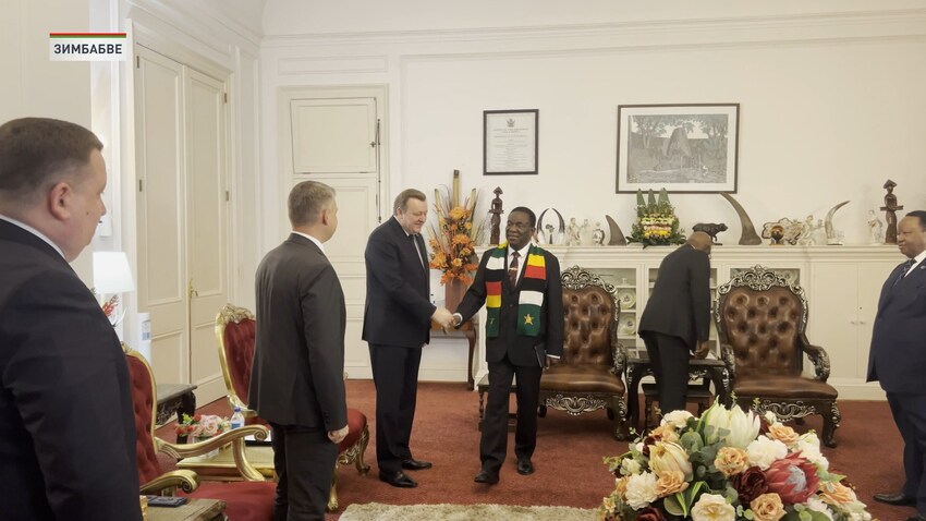 Укрепление сотрудничества, Министр иностранных дел Беларуси встретился с Президентом Зимбабве