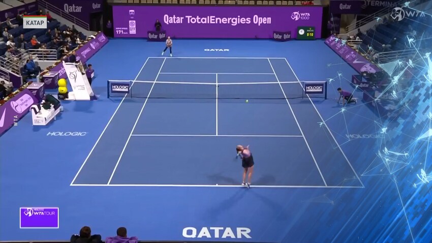 Виктория Азаренко вышла в четвертьфинал турнира категории WTA-1000 в Дохе