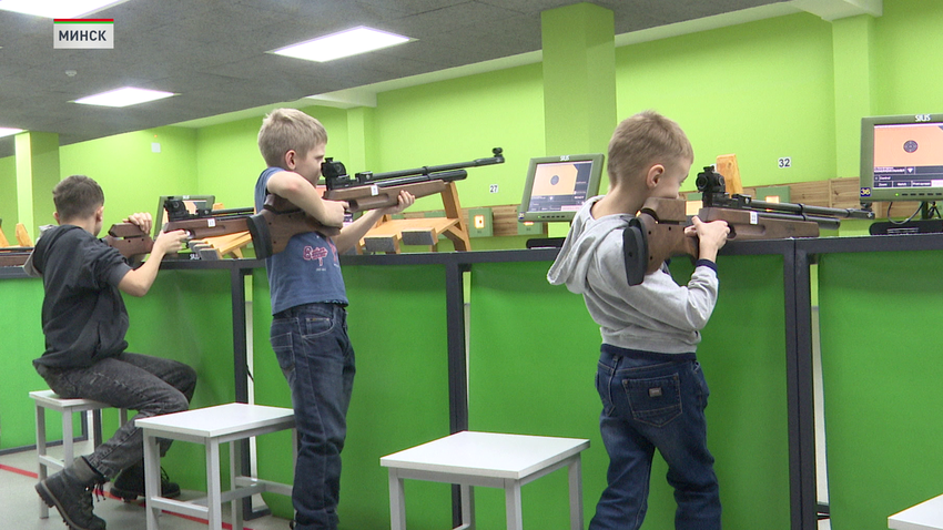 В Минске прошло любительское соревнование по пулевой стрельбе среди детей