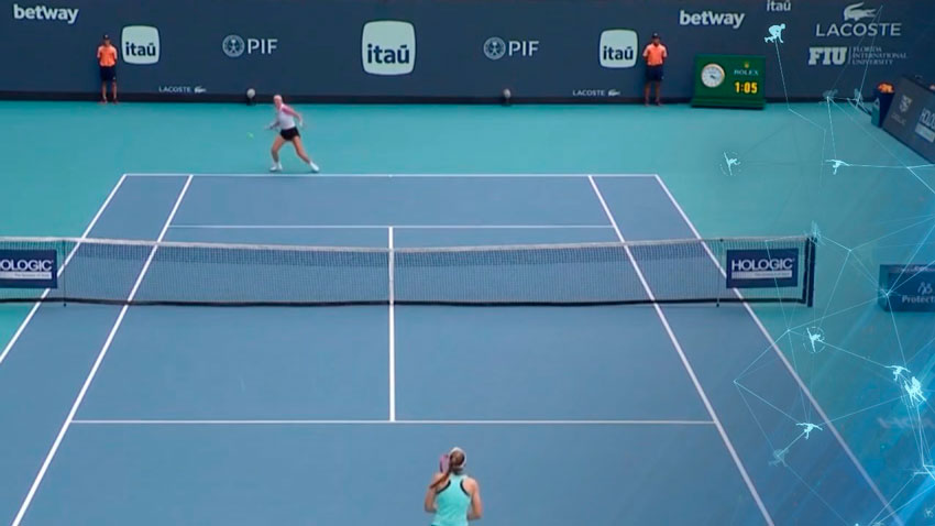 Виктория Азаренко уступила Елене Рыбакиной в 1/2 финала турнира WTA в Майами