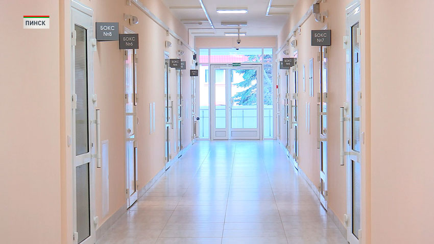 В Пинске состоялось открытие нового инфекционного корпуса центральной больницы