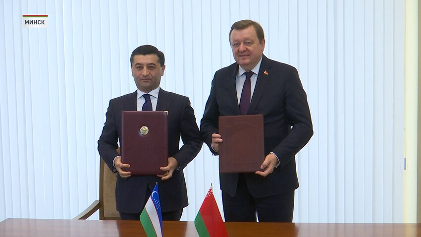 Рабочий визит делегации Узбекистана продолжился в белорусском Министерстве иностранных дел