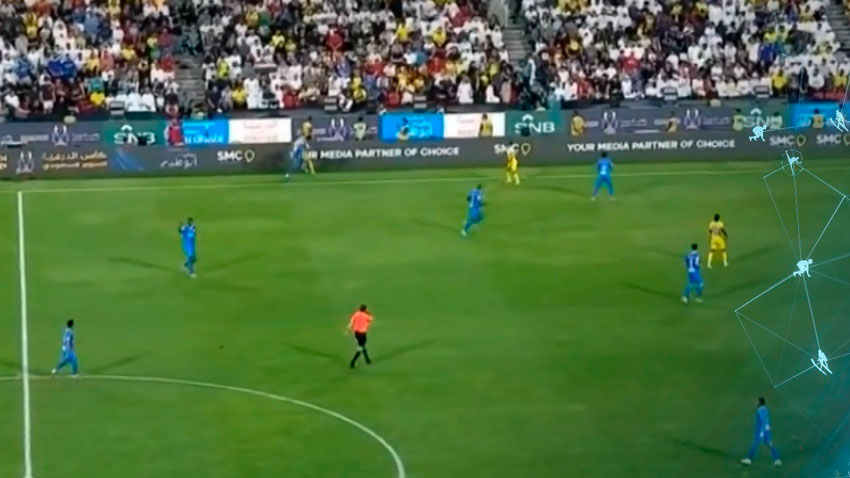 Криштиану Роналду получил красную карточку в матче полуфинала Суперкубка Саудовской Аравии
