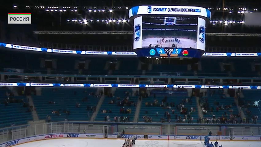 Сборная Беларуси обыграла казахстанцев на международном турнире по хоккею