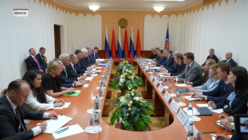 Главы МИД Беларуси и России приняли заявление о внешнеполитических задачах союзной интеграции