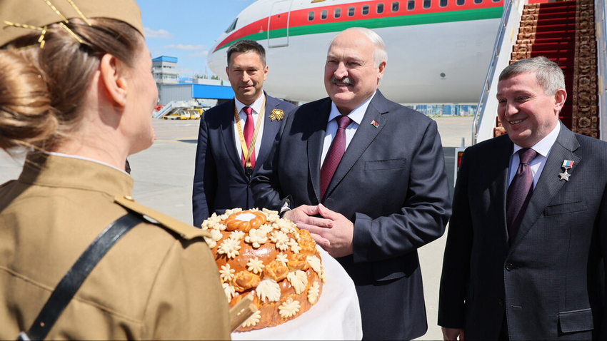 Лукашенко прибыл с рабочим визитом в Волгоград