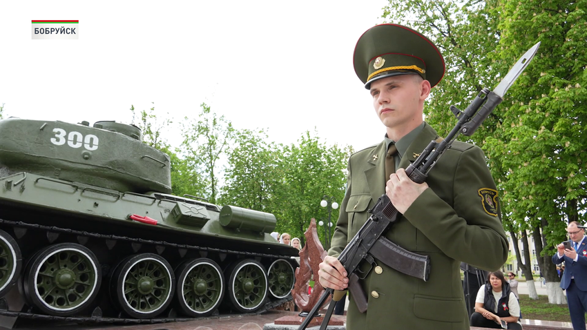 Площадь Победы 3 мая открыли в Бобруйске после реконструкции