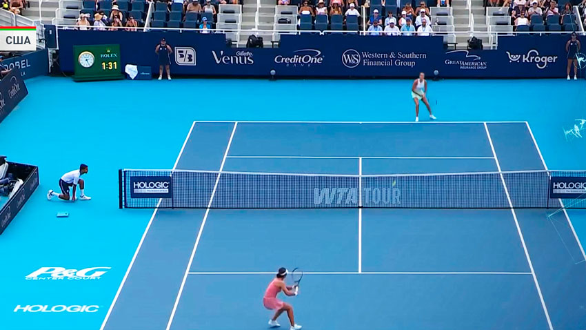 Арина Соболенко вышла в 1/8 финала теннисного турнира WTA-1000 в Цинциннати