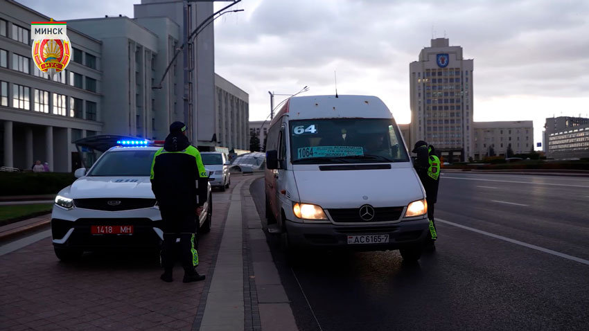 ГАИ усиливает контроль за перевозкой пассажиров в маршрутках