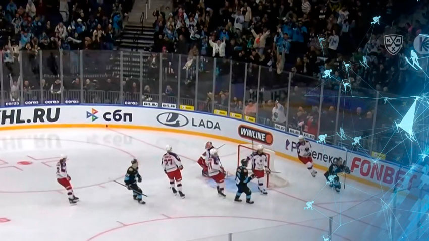 Минское «Динамо» переиграло московский ЦСКА в матче чемпионата Континентальной хоккейной лиги