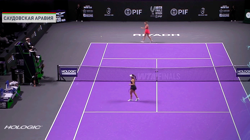 Арина Соболенко одержала вторую победу на групповом этапе итогового турнира Женской теннисной ассоциации