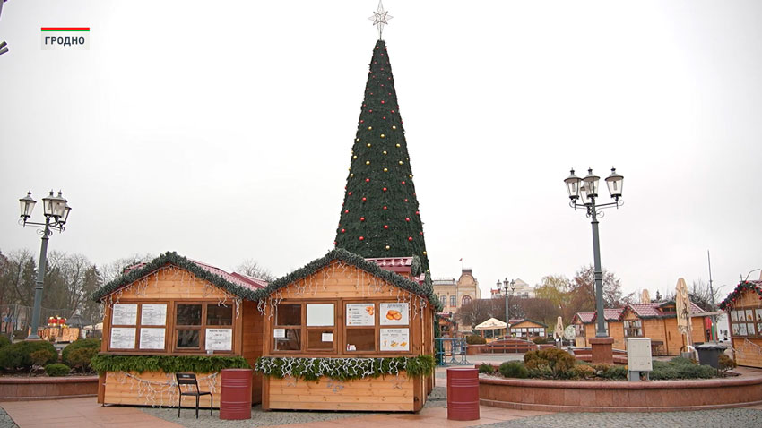 Атмосфера зимней сказки – города Беларуси преображаются к новогодним праздникам