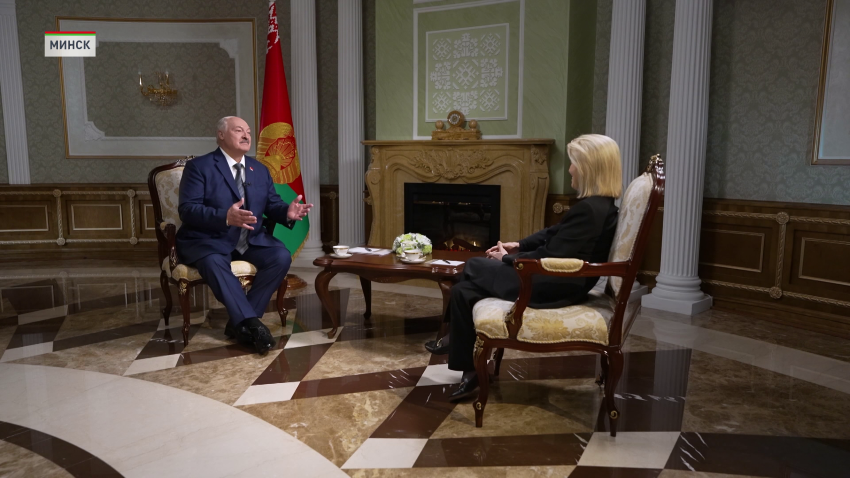 Лукашенко дал интервью американской телекомпании «Ньюсмакс»