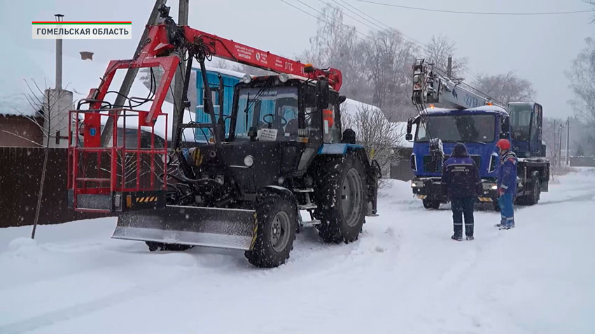 Ситуация – под контролем. Энергетики слаженно и оперативно ликвидируют последствия циклона