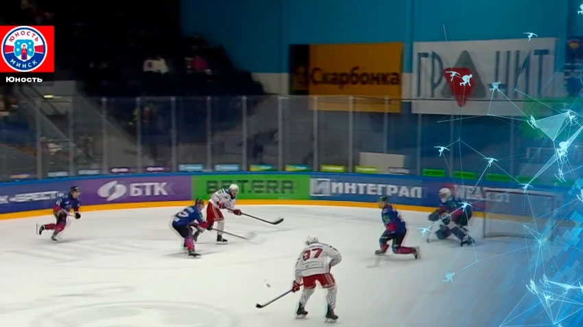 «Юность» переиграла «Брест» в чемпионате страны по хоккею