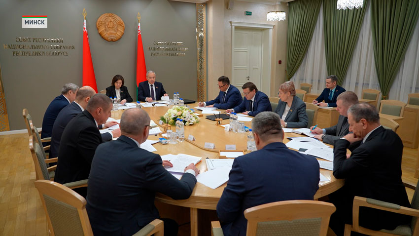 В Минске прошло заседание рабочей группы по Витебской области