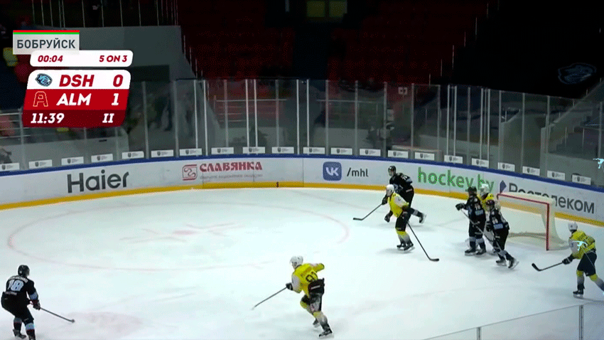 В матче чемпионата Молодежной хоккейной лиги «Динамо-Шинник» уступил на своем льду череповецкому «Алмазу»