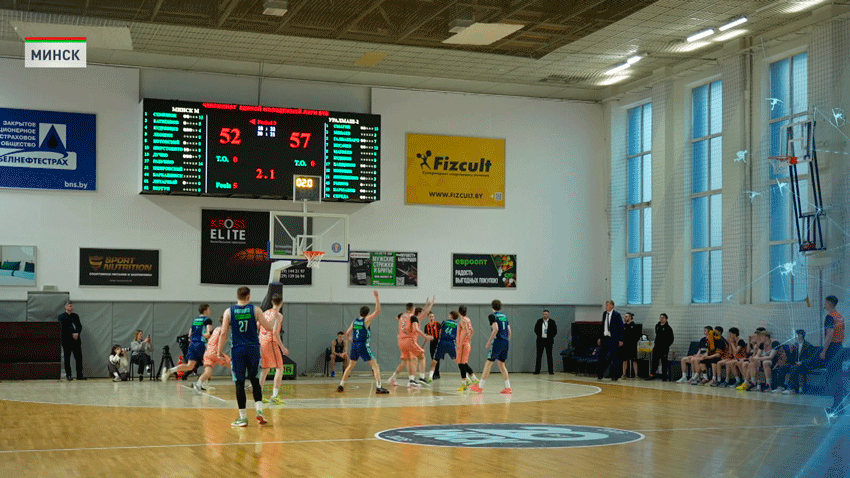 Баскетболисты «МИНСКА» не смогли во второй раз обыграть «Уралмаш» из Екатеринбурга в поединке Единой молодежной лиги
