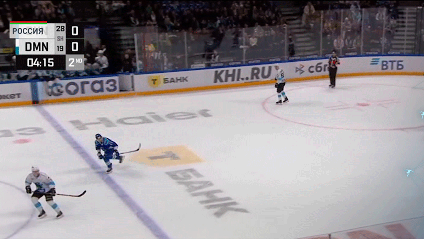 Хоккеисты минского «Динамо» одержали победу в матче регулярного чемпионата КХЛ