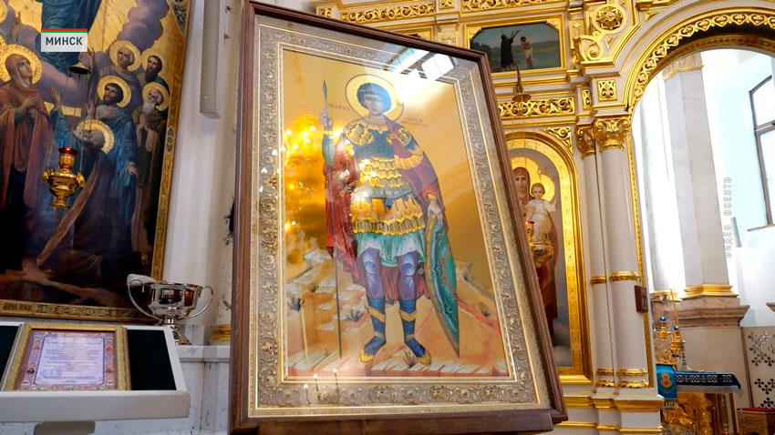 Символ мужества и побед! Митрополит Вениамин передал Вооружённым Силам образ Георгия Победоносца