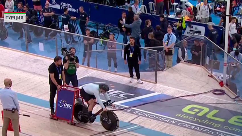 Артем Зайцев установил национальный рекорд на чемпионате Европы по велоспорту на треке