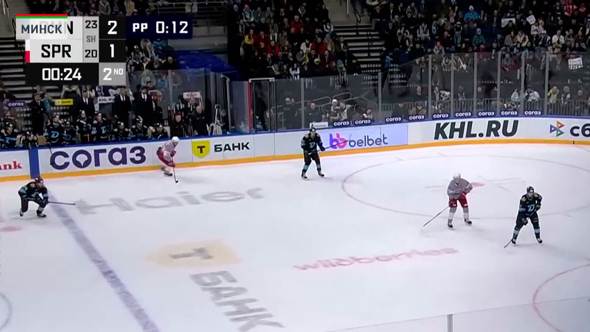 Минское «Динамо» вернулось в топ-10 индекса силы Континентальной хоккейной лиги