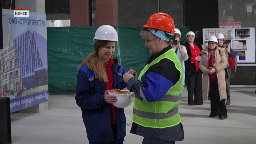 На стройке Национального исторического музея стартовал финал конкурса «Минский мастер – 2026»