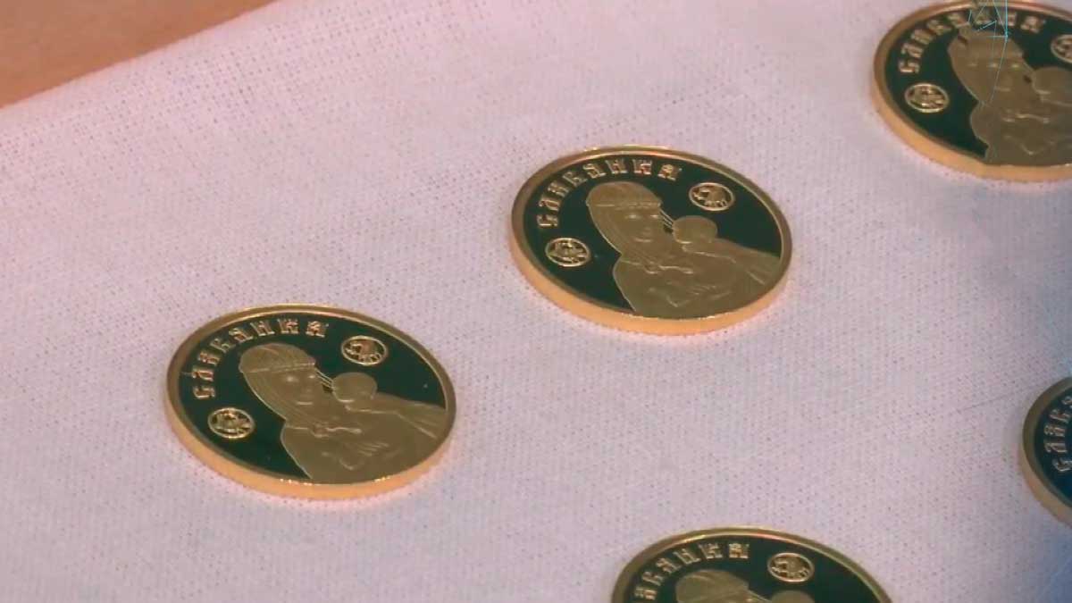 Нацбанк с 14 апреля выпустит золотую инвестиционную монету «Славянка»