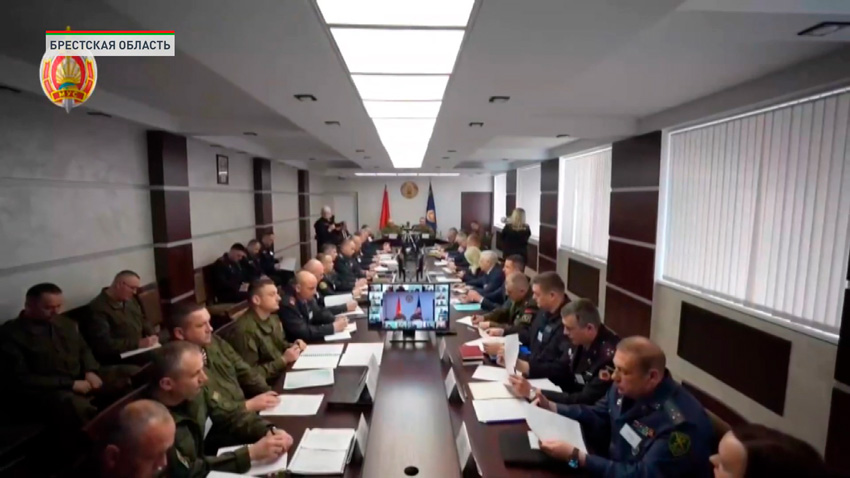 Командно-штабные учения МВД проходят в Брестской области