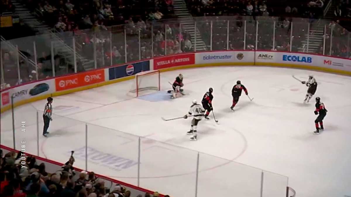 Илья Протас набрал 45-й результативный балл в АХЛ