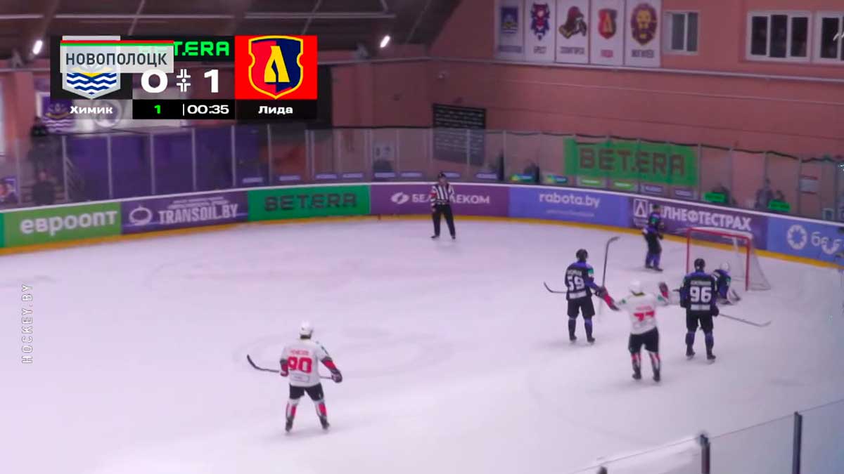 «Лида» пробилась в плей-офф чемпионата Беларуси по хоккею