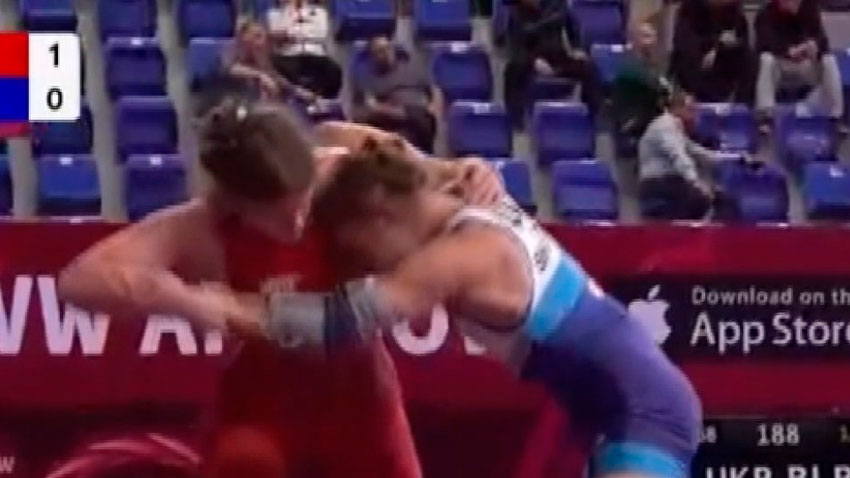 Шевчук стала – двукратная чемпионка Европы по борьбе среди молодежи 