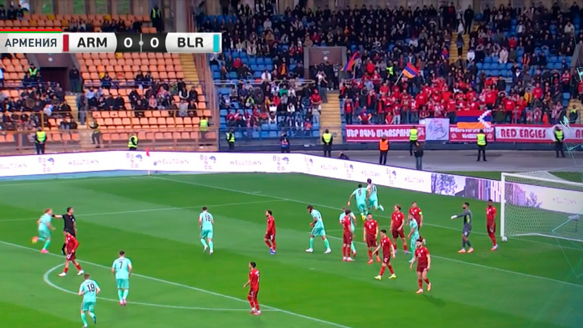 Сборная Беларуси по футболу обыграла команду Армении в контрольном спарринге