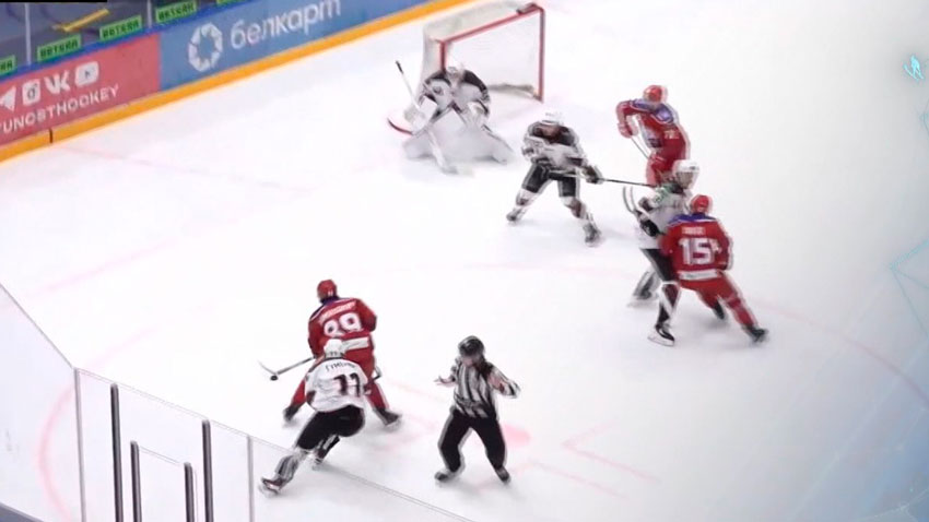 Белорусские хоккейные клубы провели спарринги