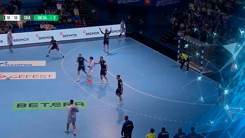 СКА переиграл «Мешков Брест» в матче 2-го этапа чемпионате Беларуси по гандболу