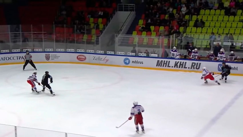 ХК «Динамо-Шинник» уступил «Академии Михайлова» в матче МХЛ