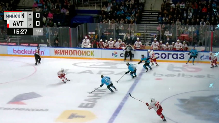 Хоккеисты минского «Динамо» в заключительном поединке регулярного чемпионата КХЛ разгромили «Автомобилист» из Екатеринбурга со счетом 8:2