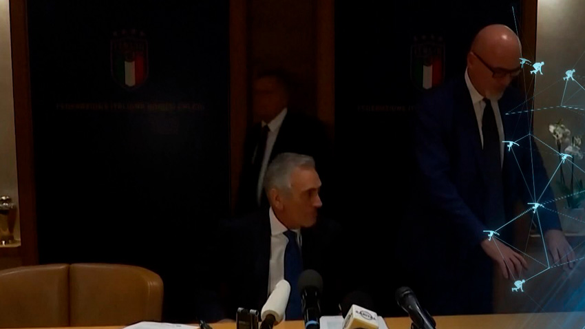 Габриэле Гравина покинул пост президента Федерации футбола Италии