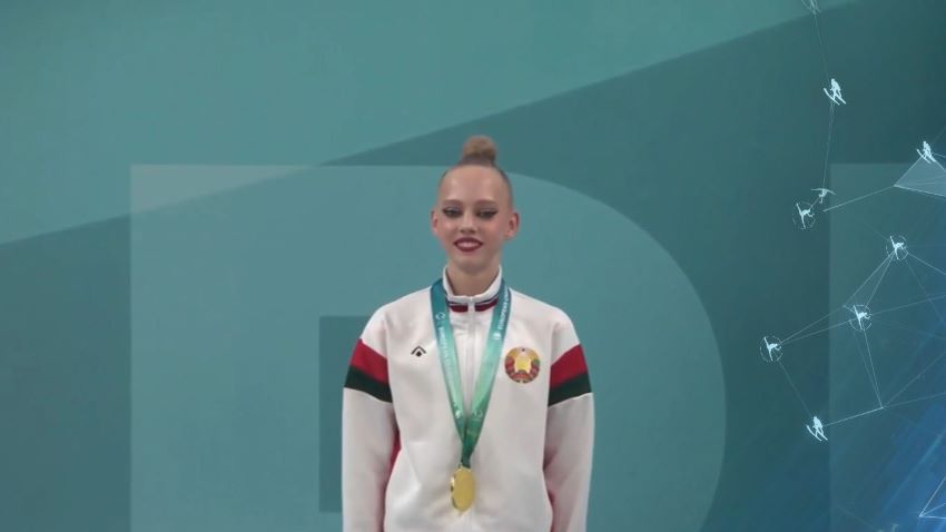 Белорусская гимнастка Кира Бабкевич завоевала золото чемпионата Европы
