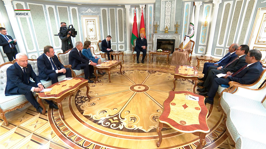 Александр Лукашенко встретился с председателем Арабского парламента Мухаммедом Ахмедом Аль-Ямахи