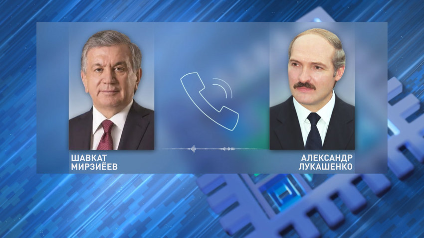 Лукашенко провел телефонный разговор с Мирзиёевым